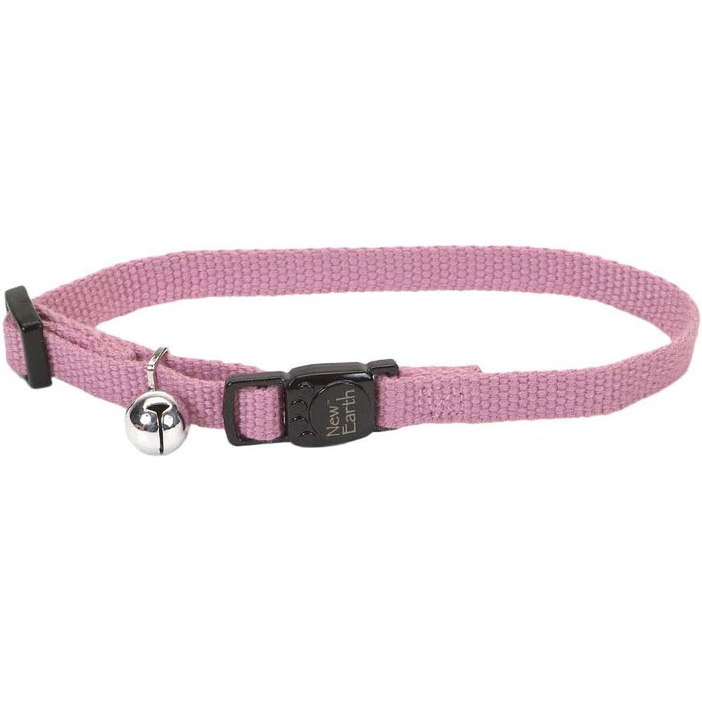 New Earth Natural Soy Cat Safety Collar Rose 8 to 12-in