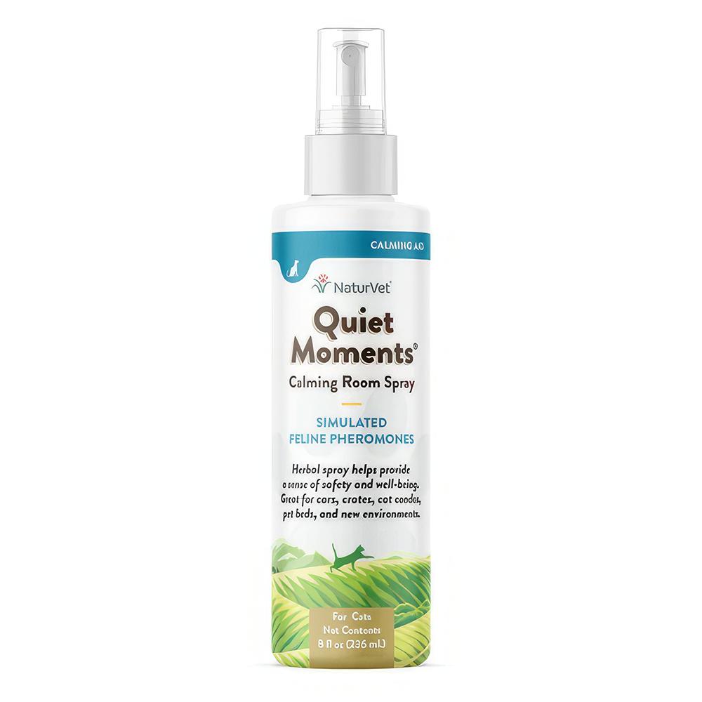 NaturVet Quiet Moments Calming Spray for Cats 8-oz.