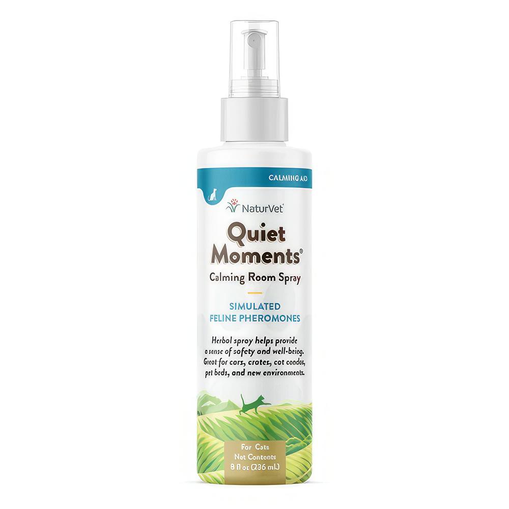 NaturVet Quiet Moments Calming Spray for Cats 8-oz.