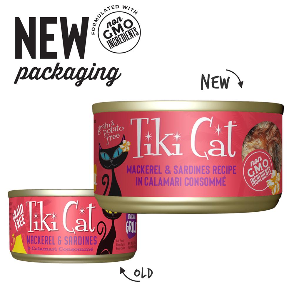 Tiki Cat Makaha Lua Mackerel and Sardine Cat Food Case