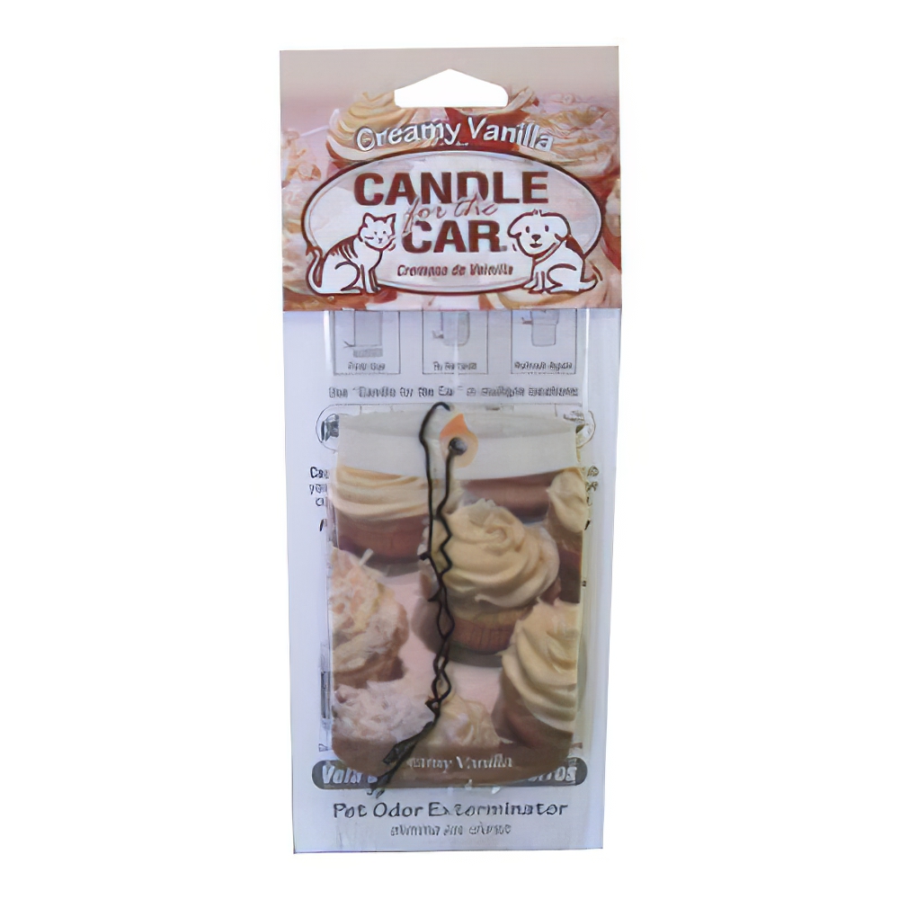 Candle For the Car Vanilla Pet Odor Eliminator