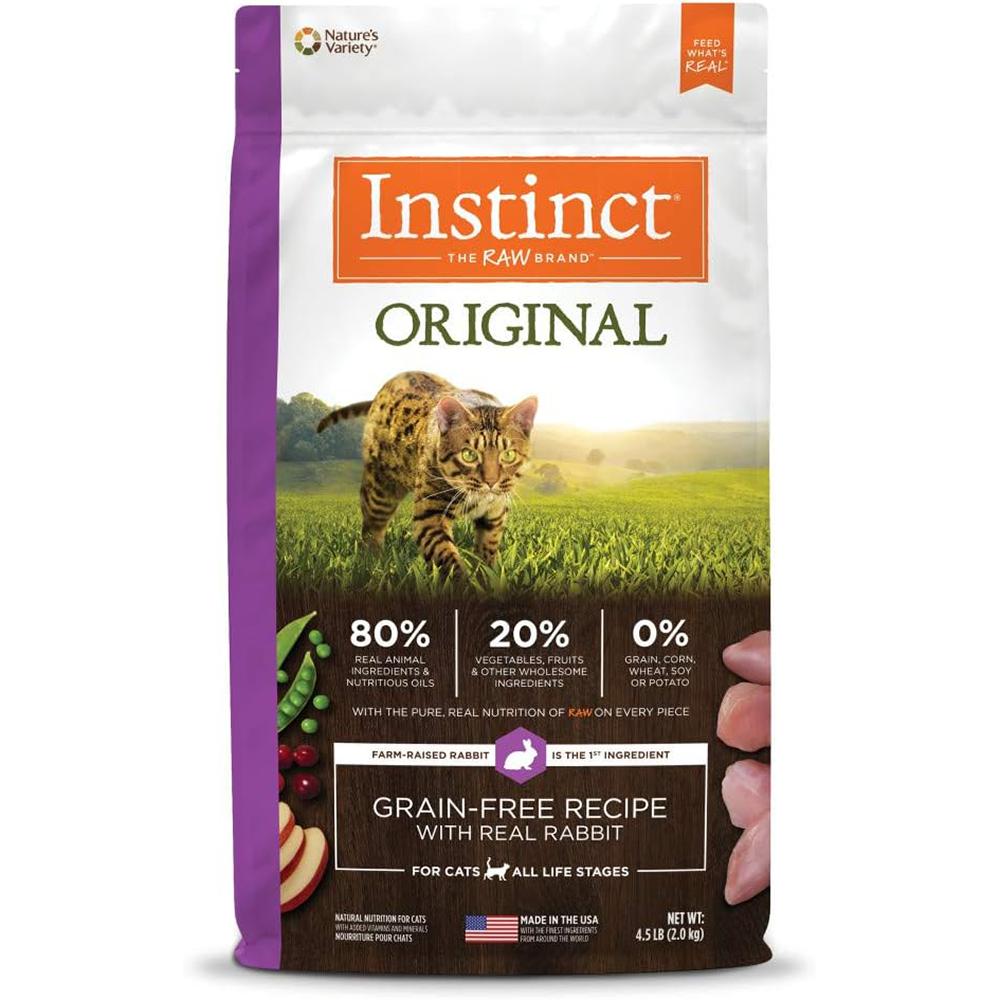 Nature's Variety Instinct Rabbit Meal Cat Food 4.5-Lb.