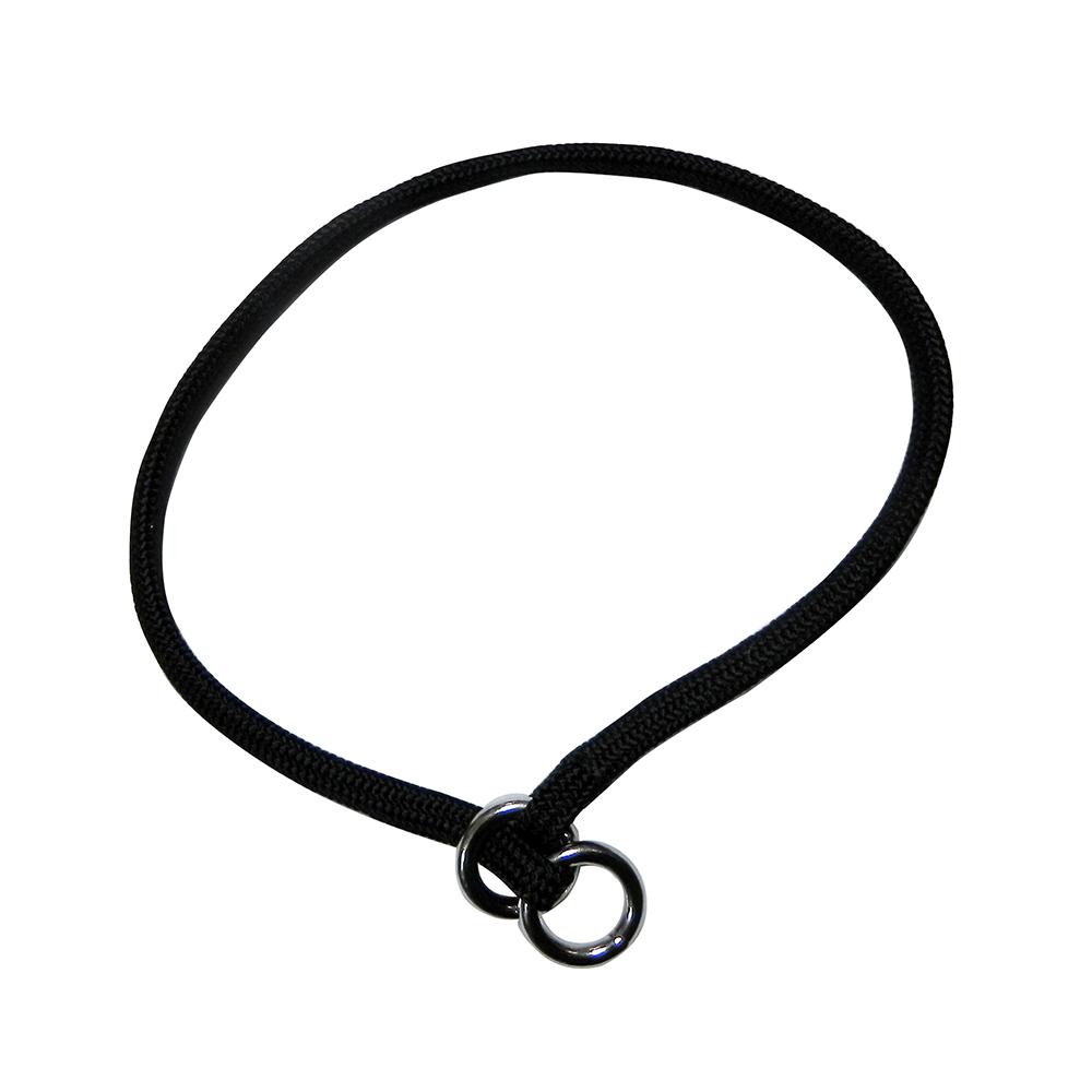 Nylon Dog Choke Black Collar 22in