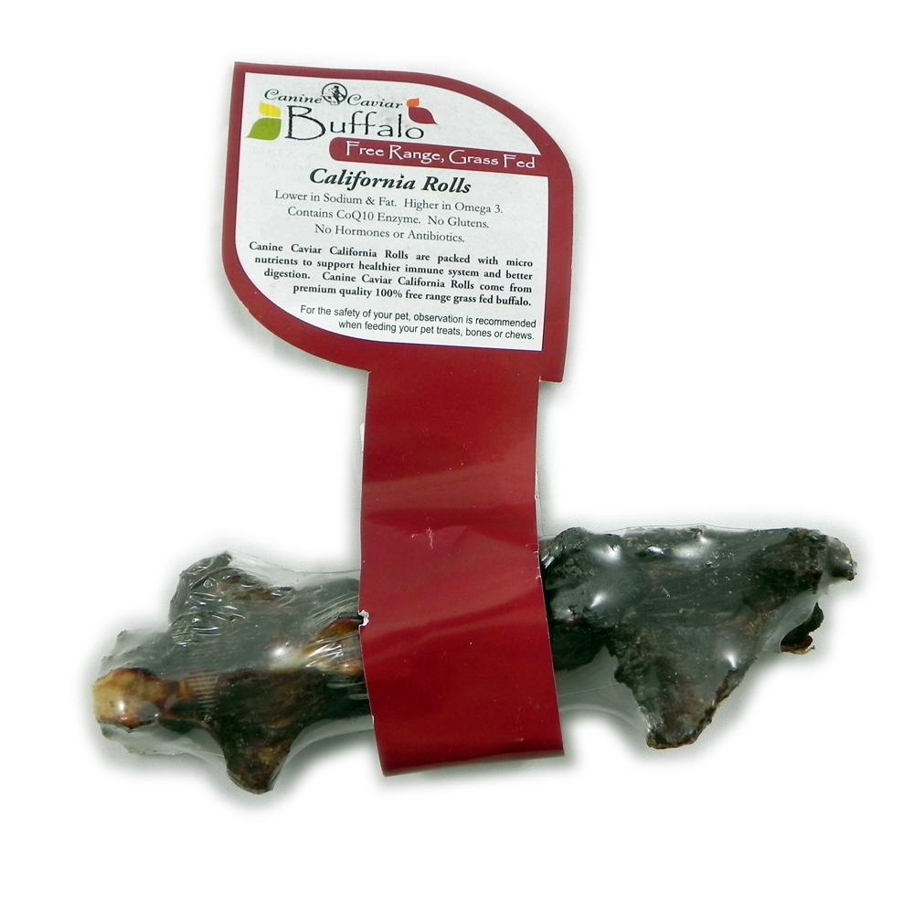 Canine Caviar Free-Range Buffalo Tail Dog Treats