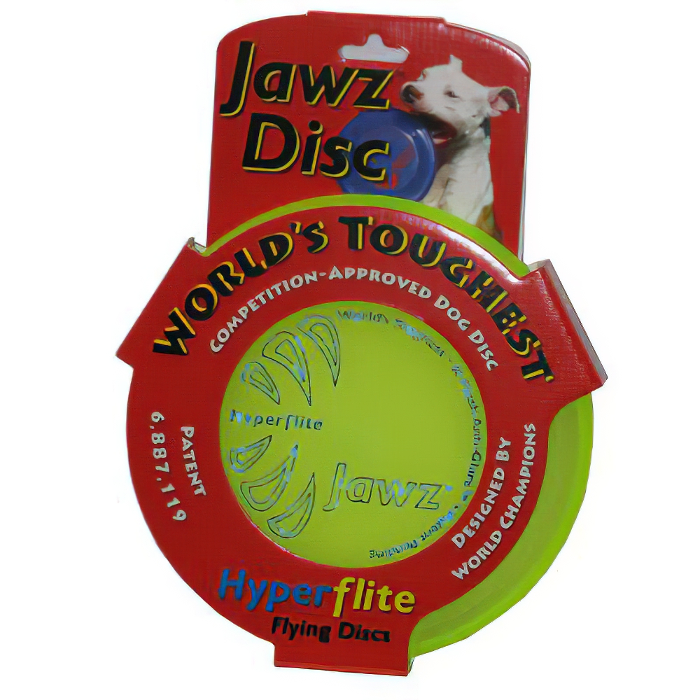 Hyperflite Jawz Lemon-Lime Competition Dog Sport Disc