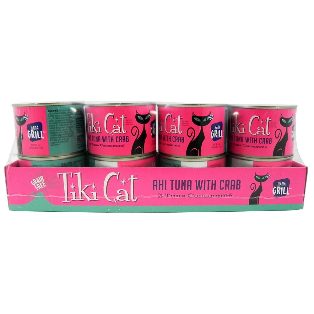 Tiki Cat Hana Lua Ahi Tuna and Crab Gourmet Cat Food Case