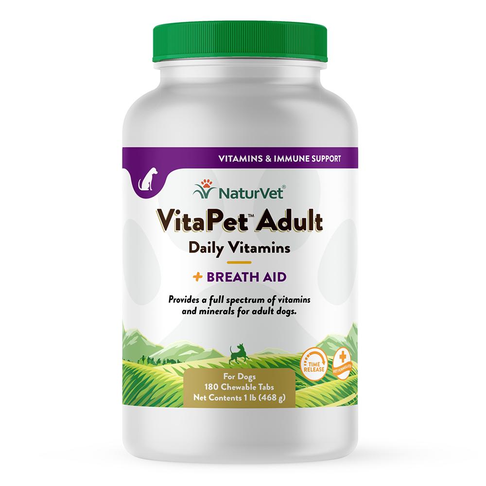 NaturVet VitaPet Adult Dog Time Release Multi-Vitamin 180ct.