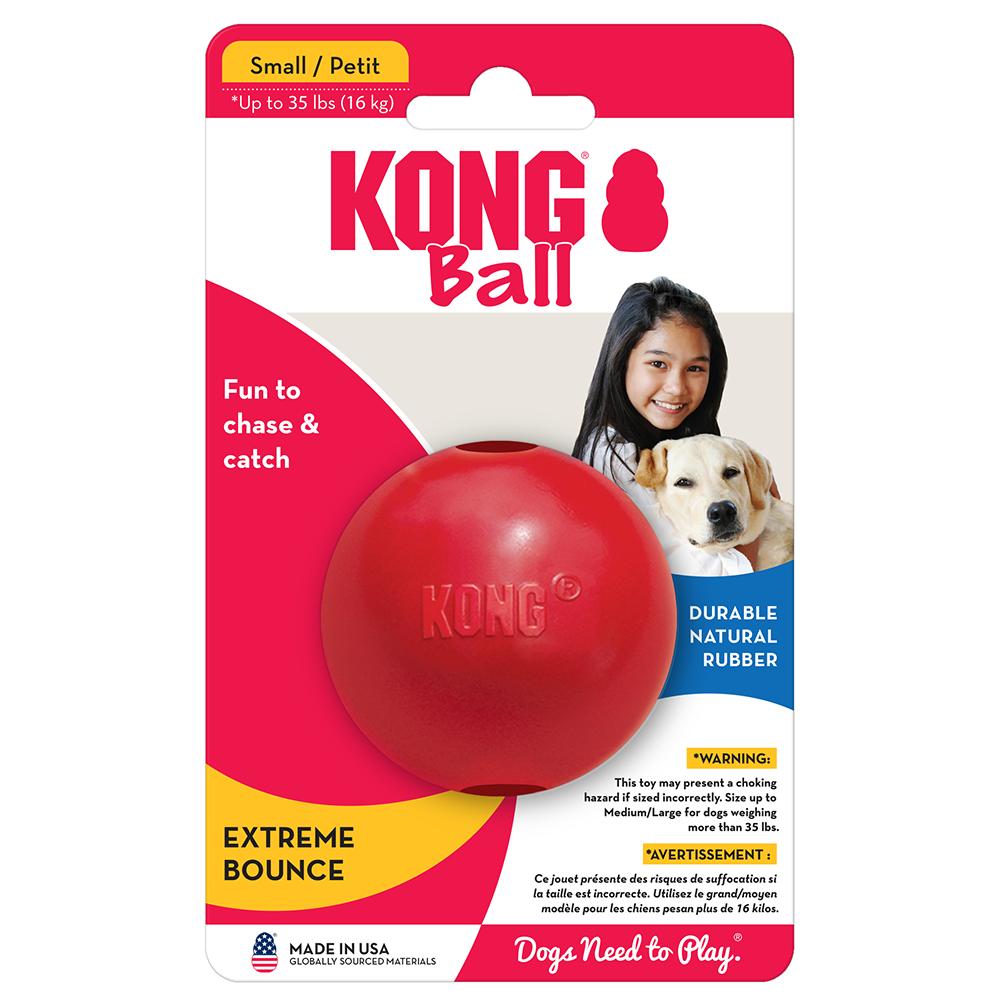 KONG Rubber Fetch Ball Small