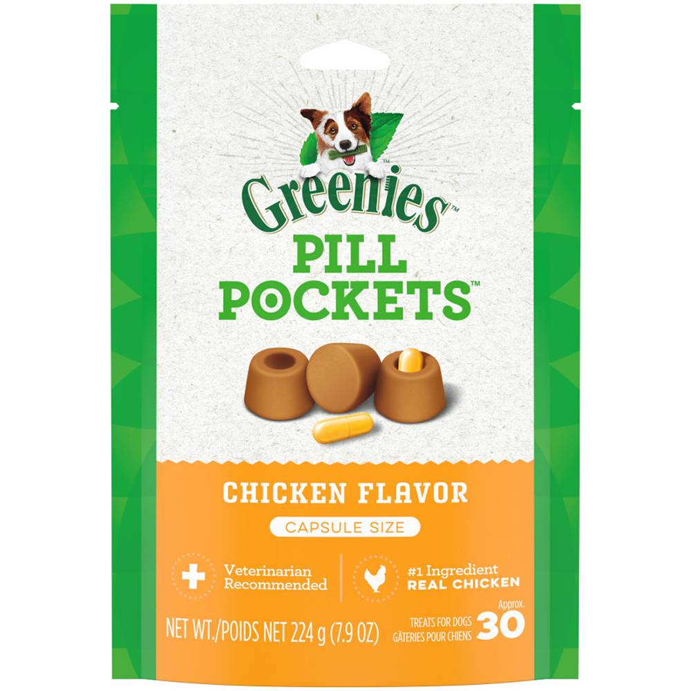 Pill Pockets Dog Medium Large 30 Count Chicken