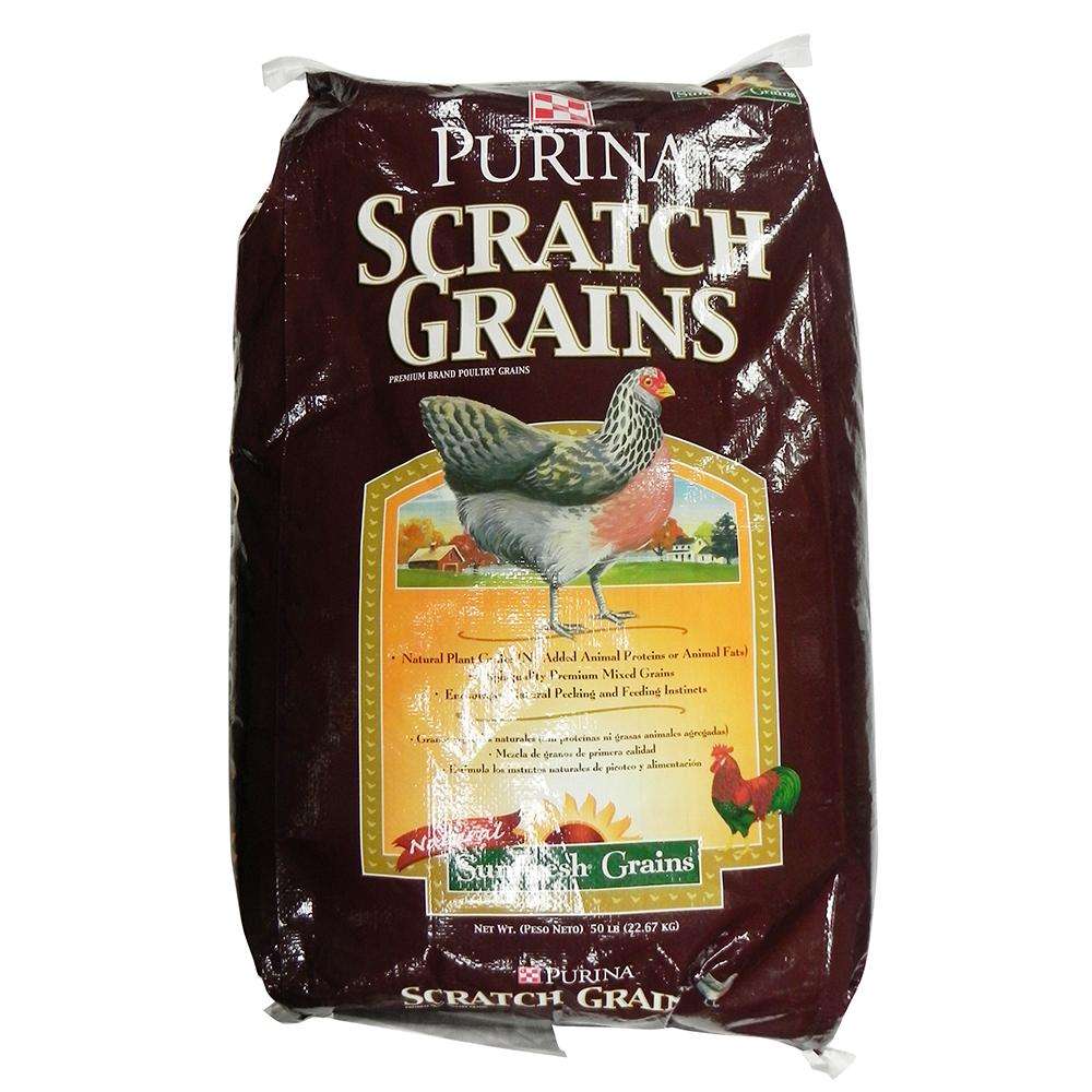 Purina Scratch Grain For Chickens 50 lbs