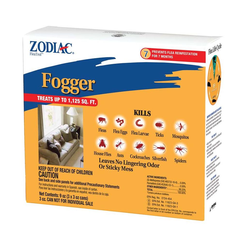 Zodiac Fogger Fleatrol 3 ounce 3-Pack