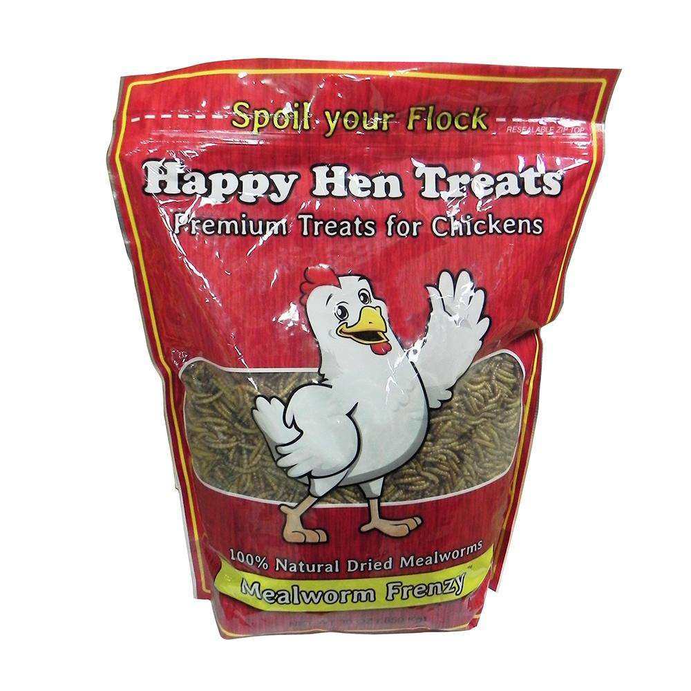 Happy Hen Mealworm Frenzy 30 ounce Chicken Treats