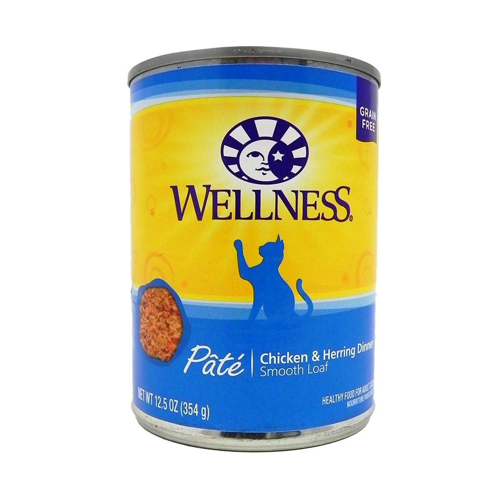 Wellness Cat Chicken And Herring Canned Cat Food 13 oz