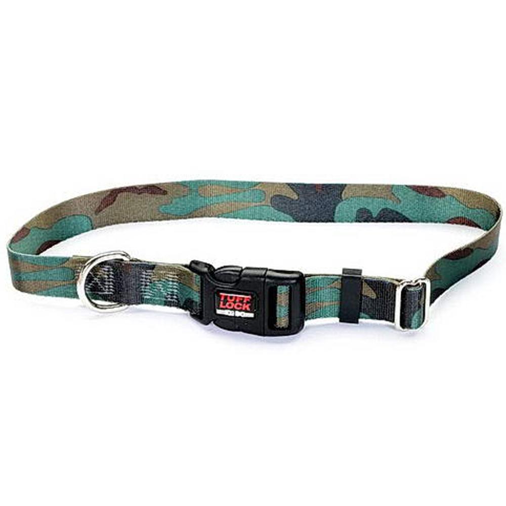 Tuff-Lock XSmall Camo Adjustable Nylon Dog Collar