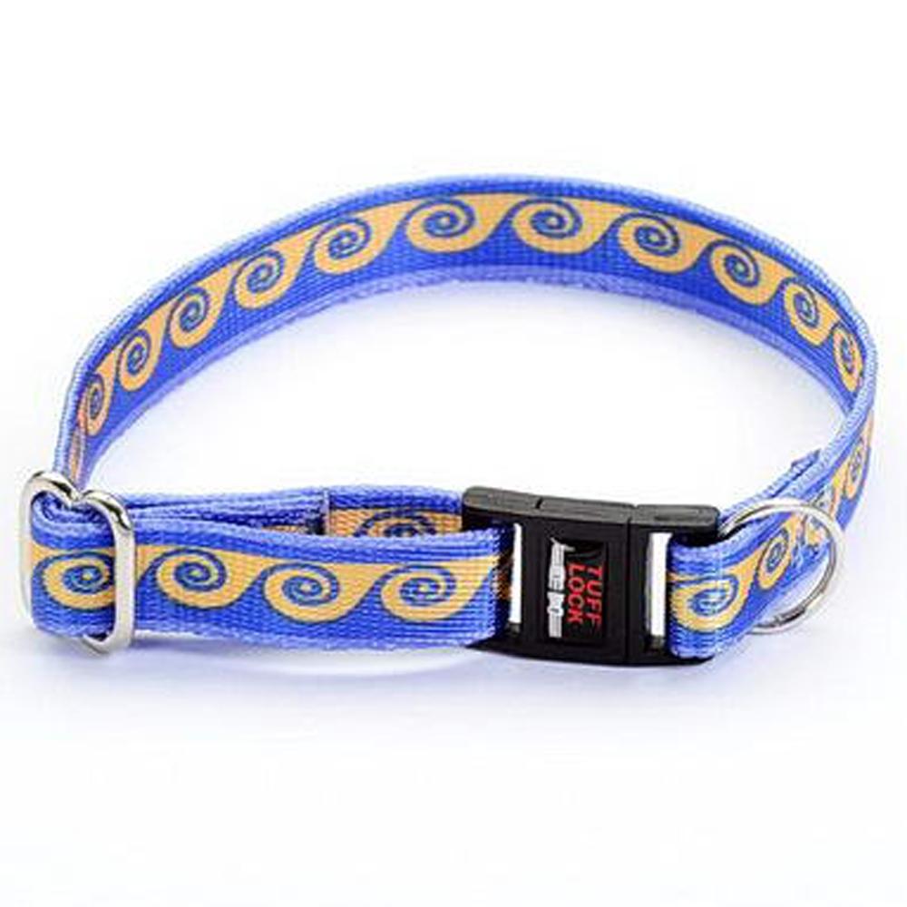 Tuff-Lock Waves Break-Away Adjustable Cat Collar