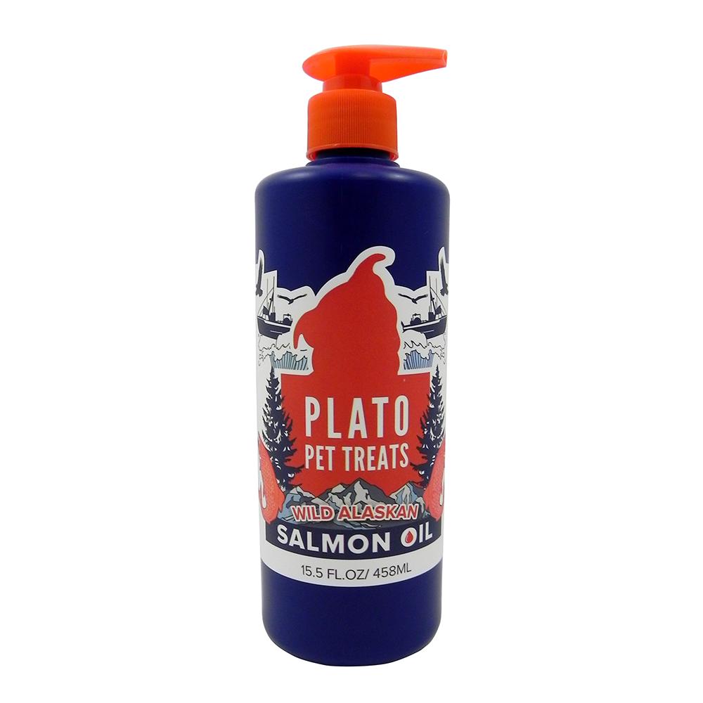Plato Wild Alaskan Salmon Oil for Dogs and Cats 15.5-oz.