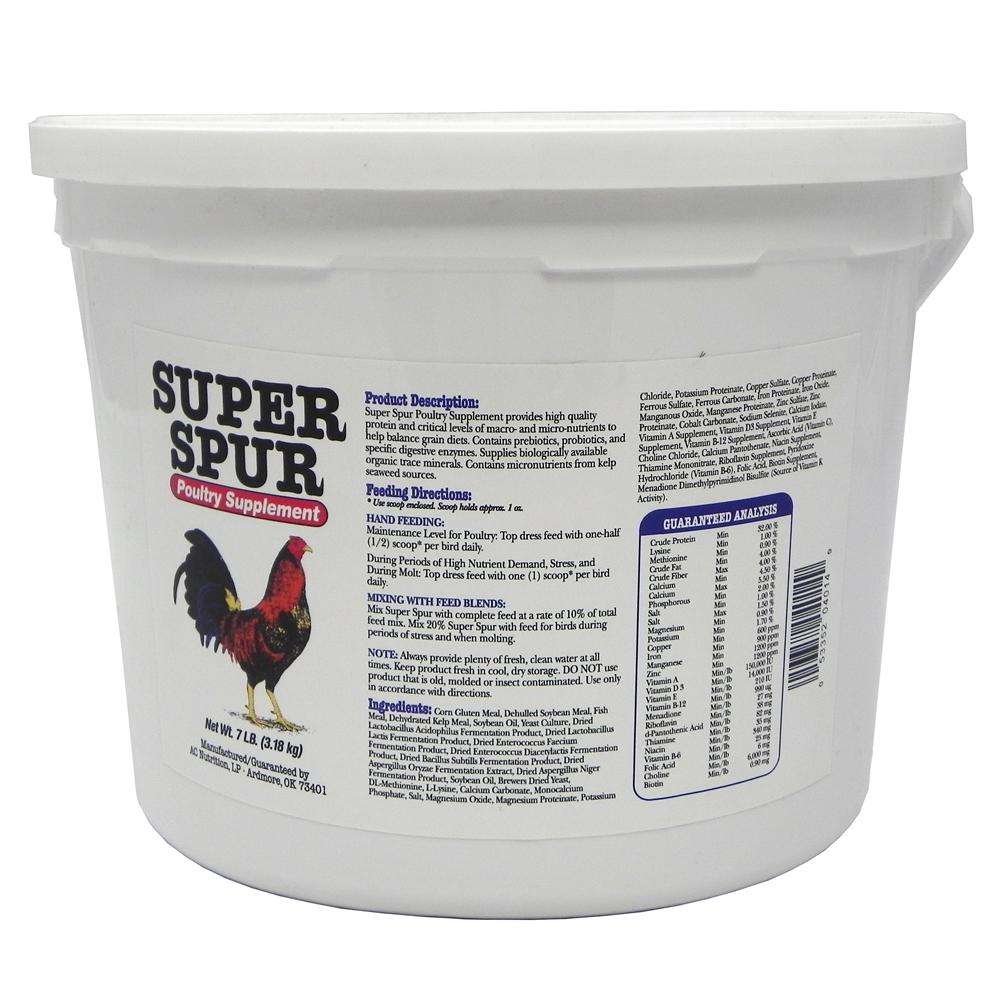 Super Spur Poultry Game Bird Supplement 7 lb