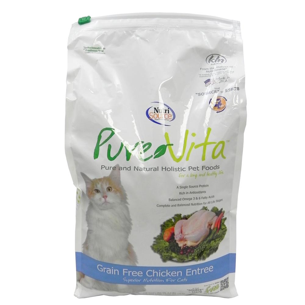 PureVita NutriSource Grain-Free Chicken Cat Food 6.6lb
