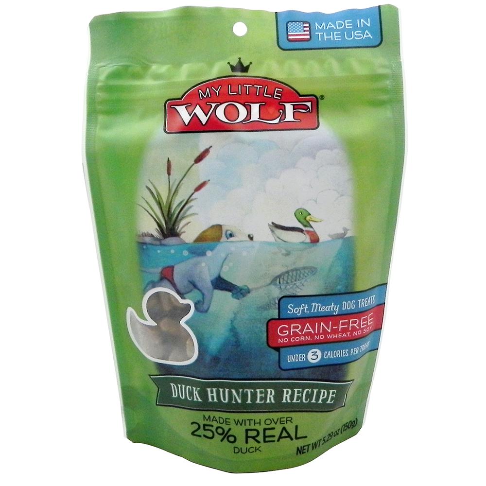 Waggers My Little Wolf Dog Treat Duck Hunter Recipe 5.29 oz