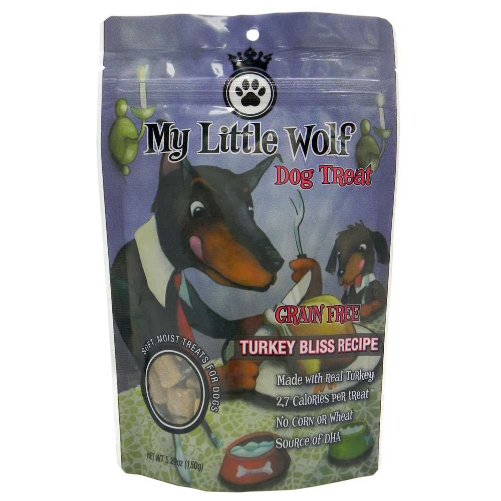 Waggers My Little Wolf Dog Treat Turkey Recipe 5.3 oz