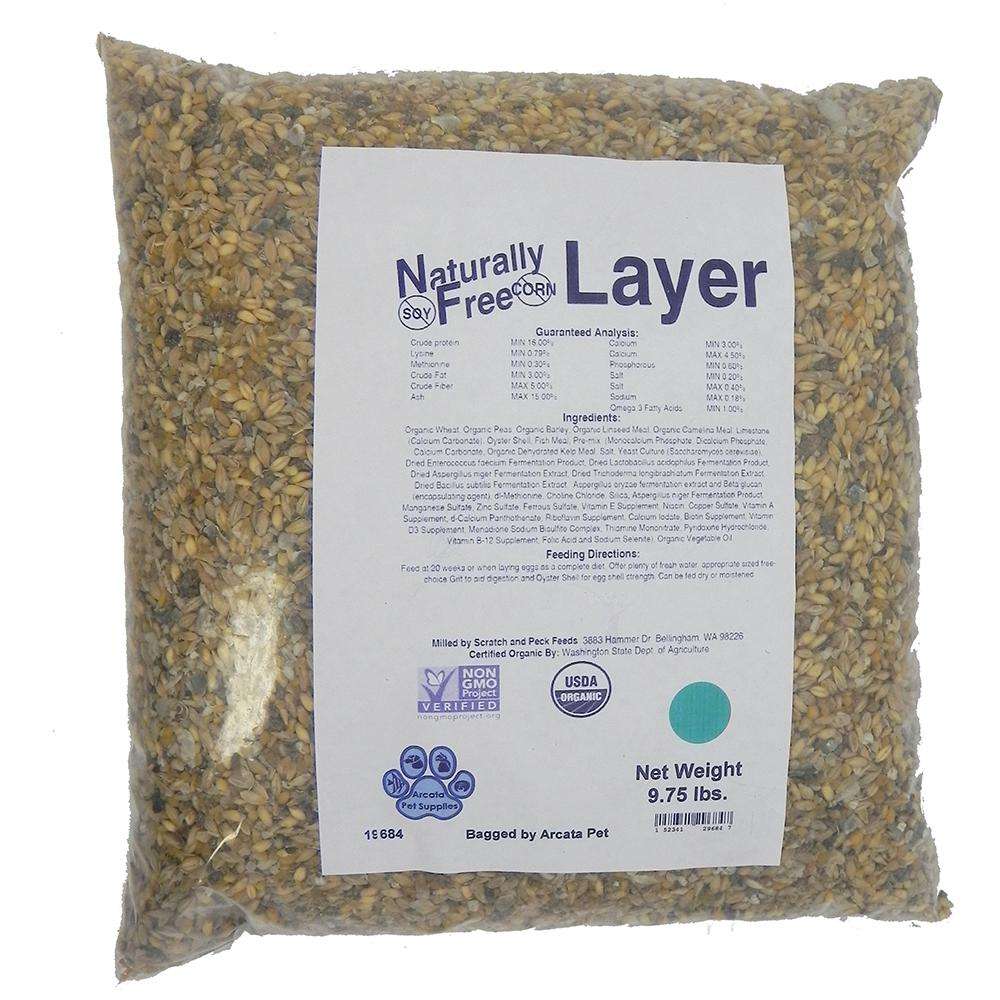 Scratch and Peck Naturally Free Organic Layer 16% 9.75