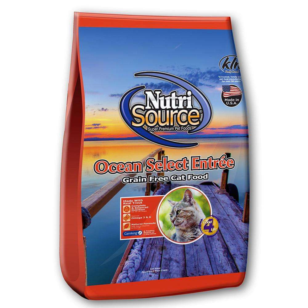 NutriSource Ocean Select Entree Grain Free Cat Food 6.6lb
