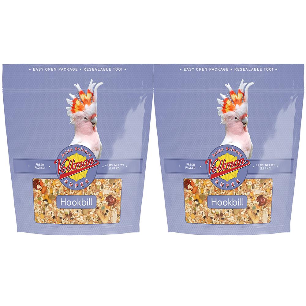 Avian Science Super Hookbill 4 pound Parrot Bird Seed 2 Pack