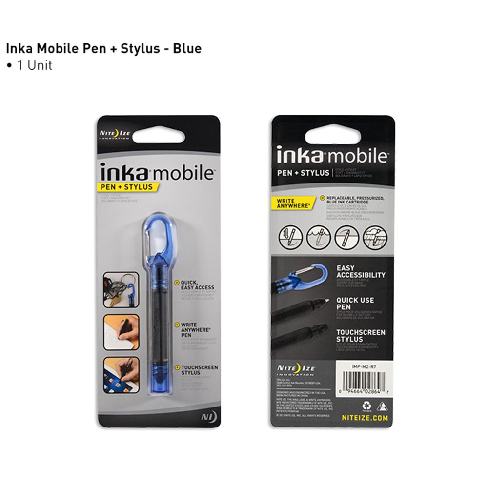 Inka Carbon Fiber Pen Blue Color for Extreme Environments