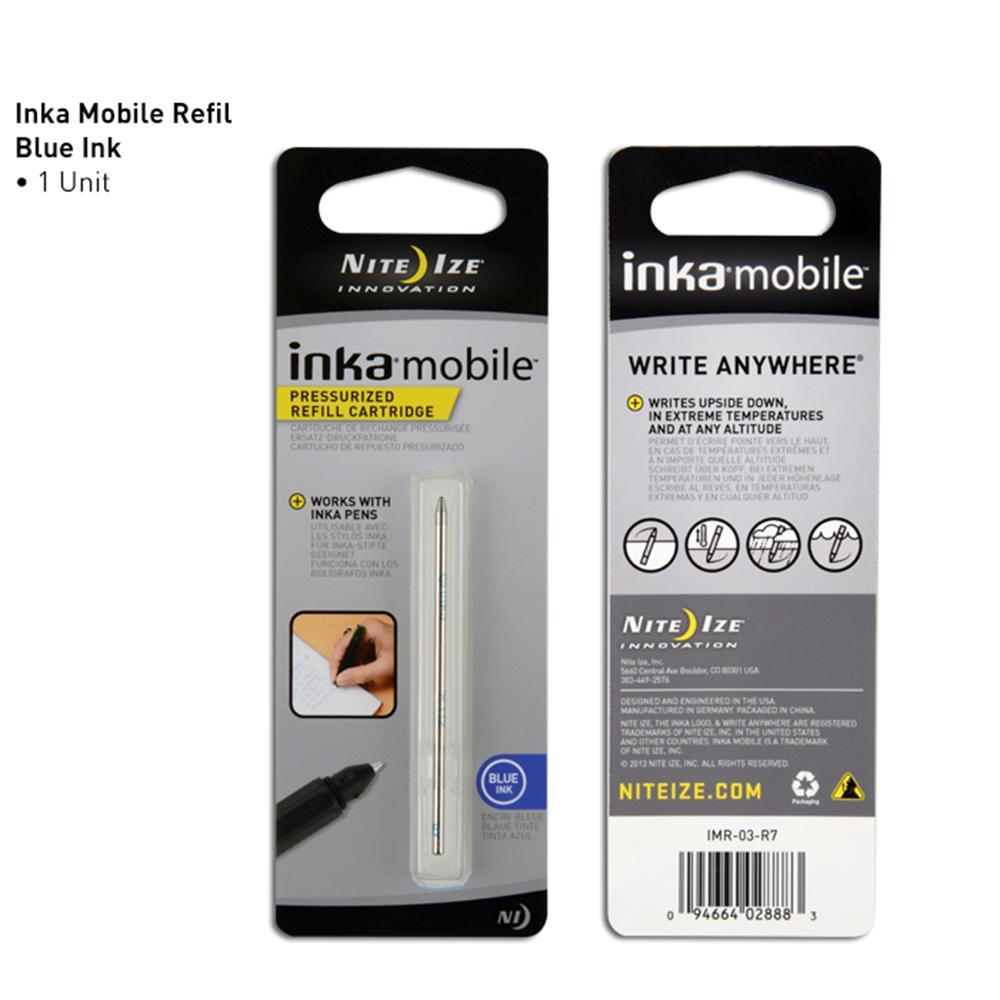 Inka Mobile Pen Pressurized Blue Refill Cartridge