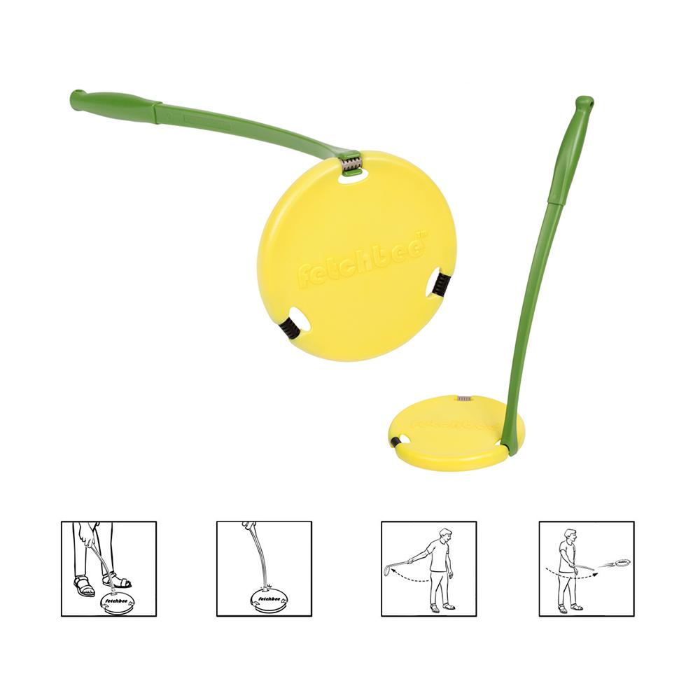 Fetchbee Slobber Free Disc Dog Toy Yellow