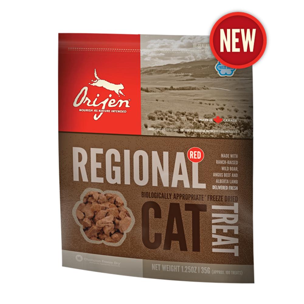Orijen Grain Free Freeze Dried Cat Treat Regional Red 1.25oz