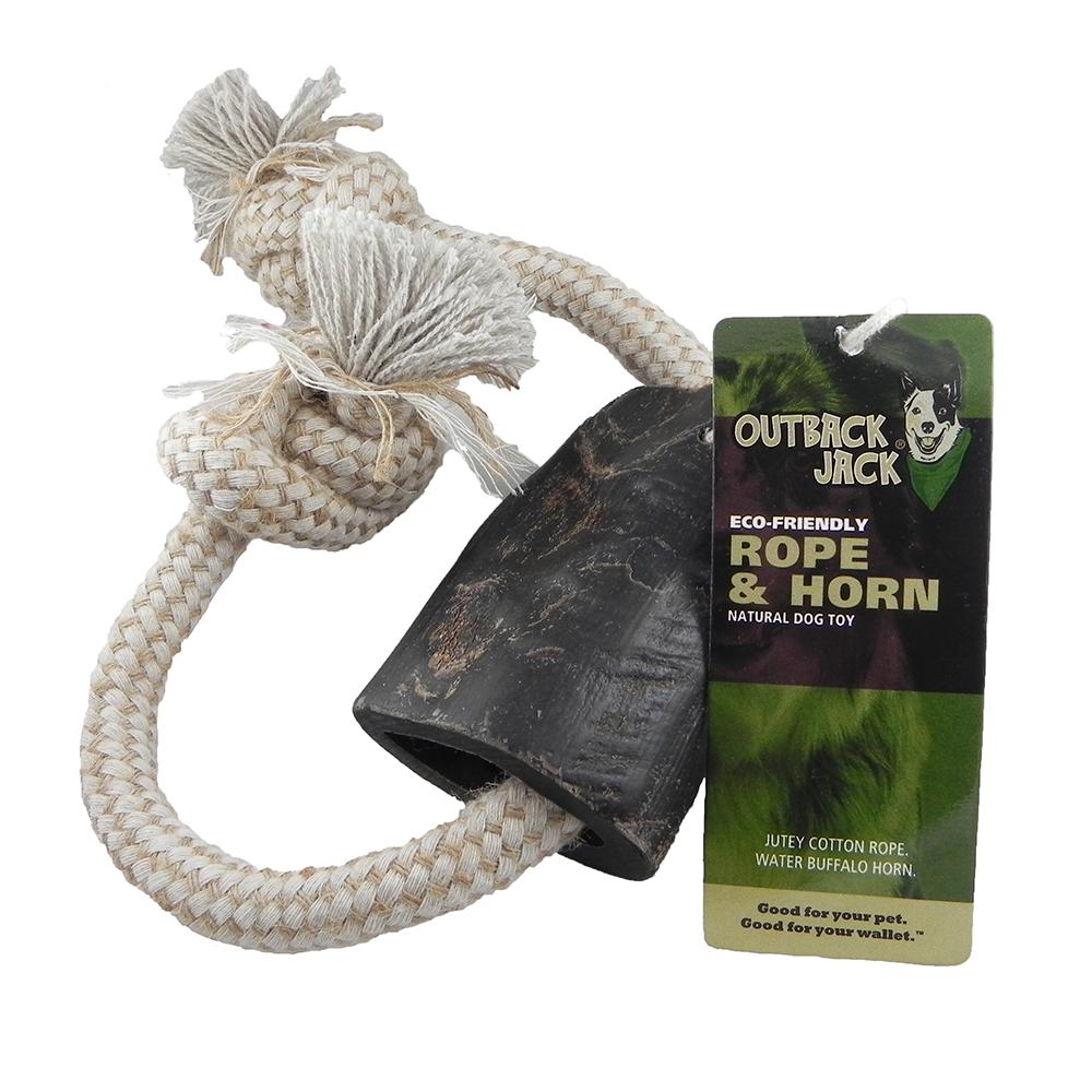 Bully Horns W/ Rope 12 inch