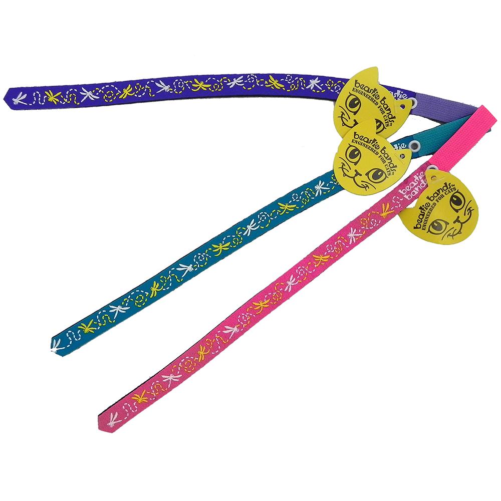 Beastie Band Cat Collar Dragonflies