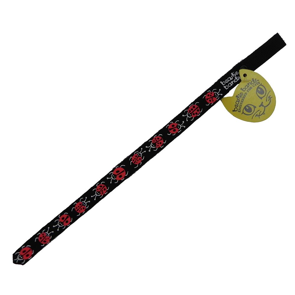 Beastie Band Cat Collar Ladybugs