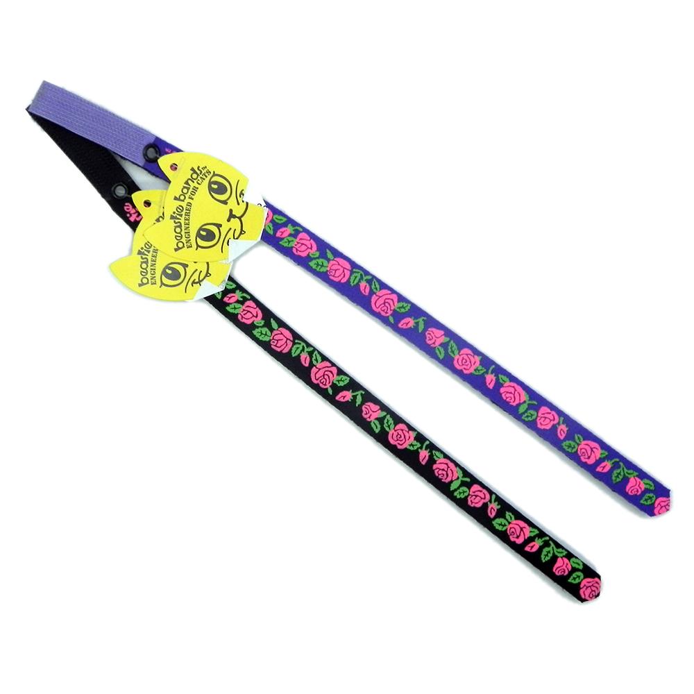 Beastie Band Cat Collar Pink Roses