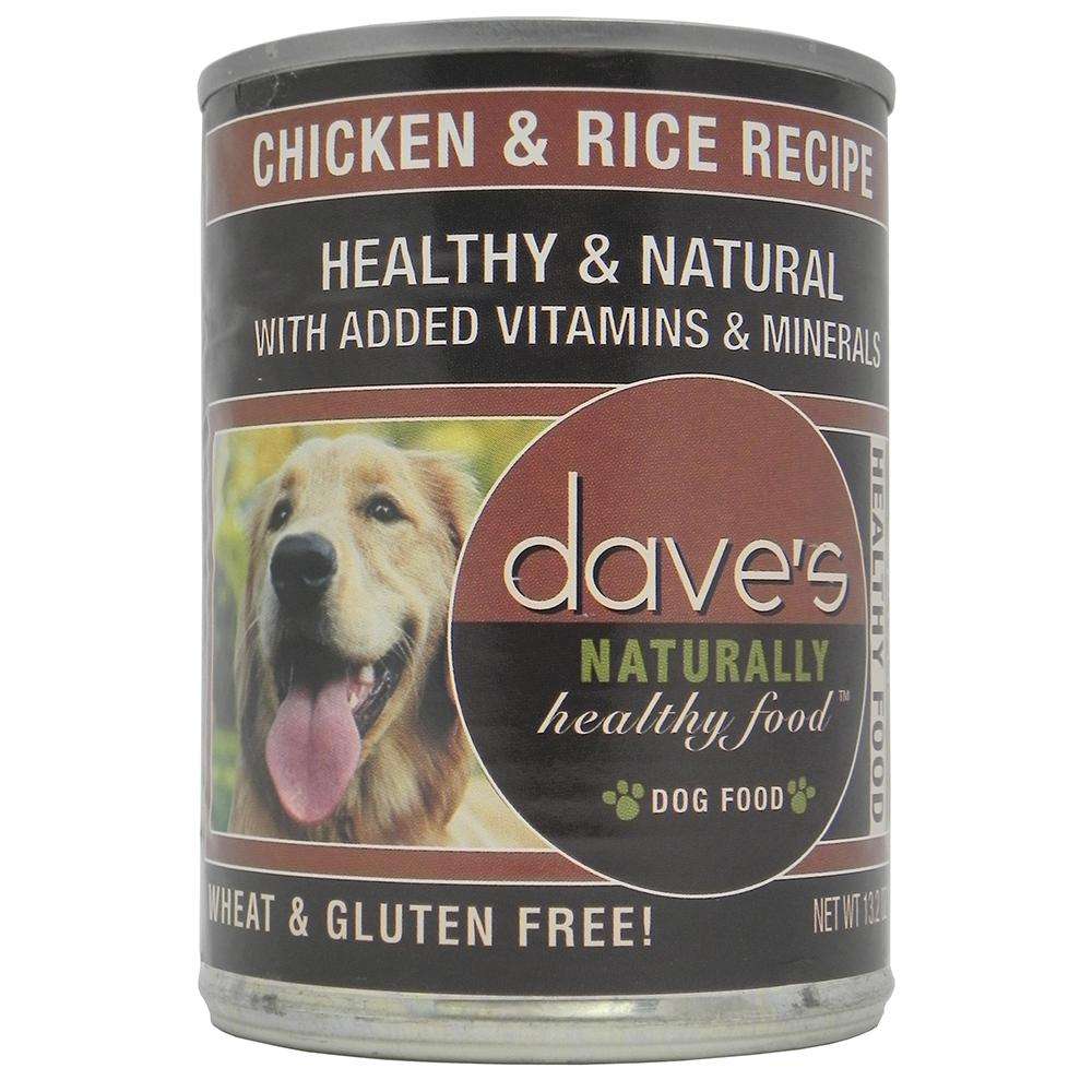 Dave's Naturally Healthy Chicken and Rice Canned 13oz each