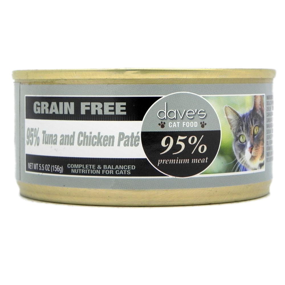 Dave's 95% Cat Tuna & Chicken 5oz each