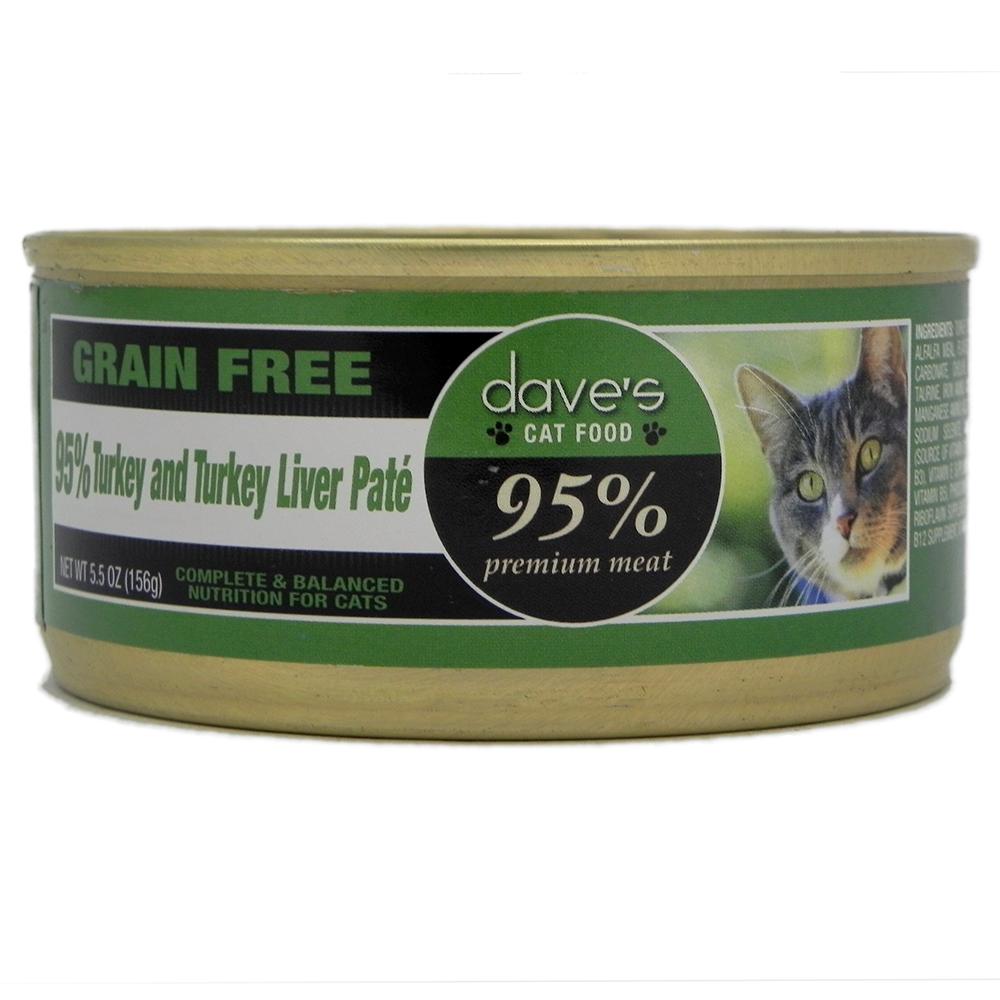 Dave's 95% Turkey & Turkey Liver Cat 5oz case