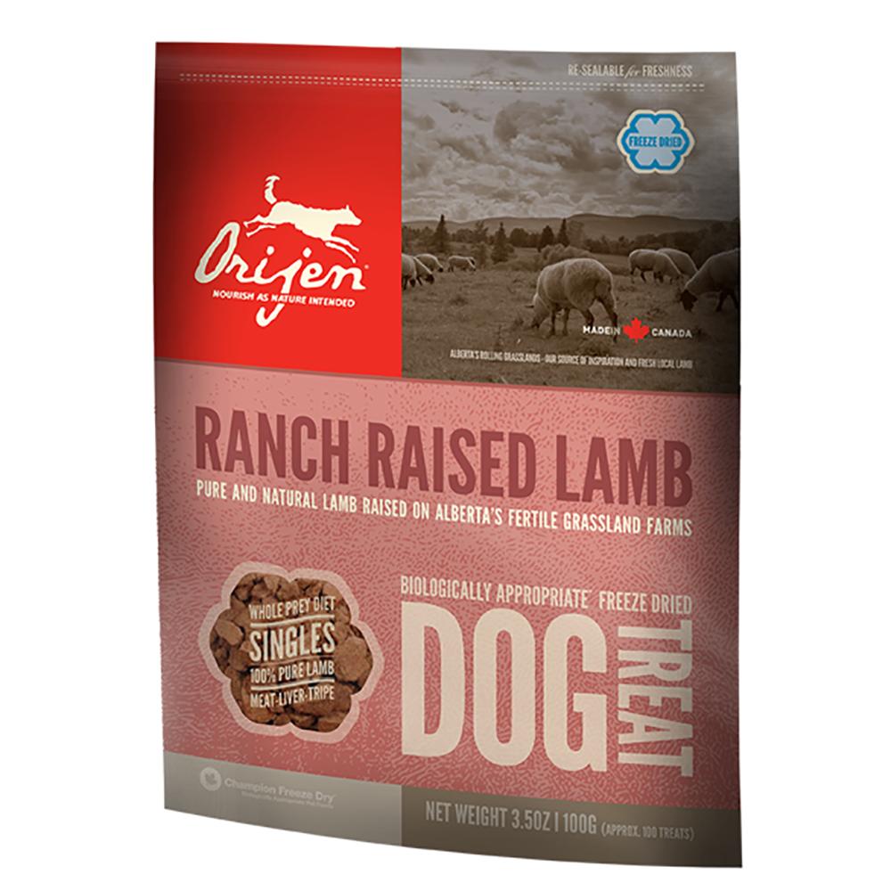 Orijen Grain Free Freeze Dried Dog Treat Lamb 3.25oz
