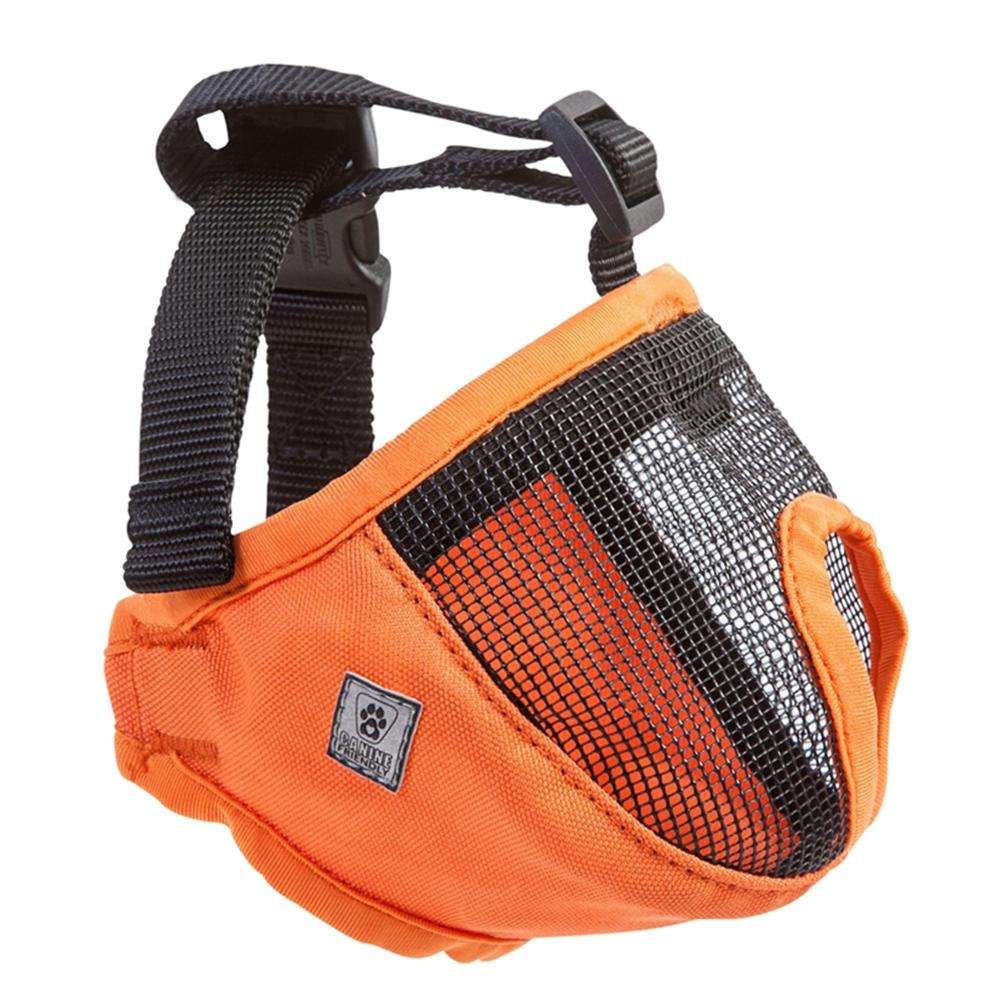 Dog Muzzle Short Snout Small Orange