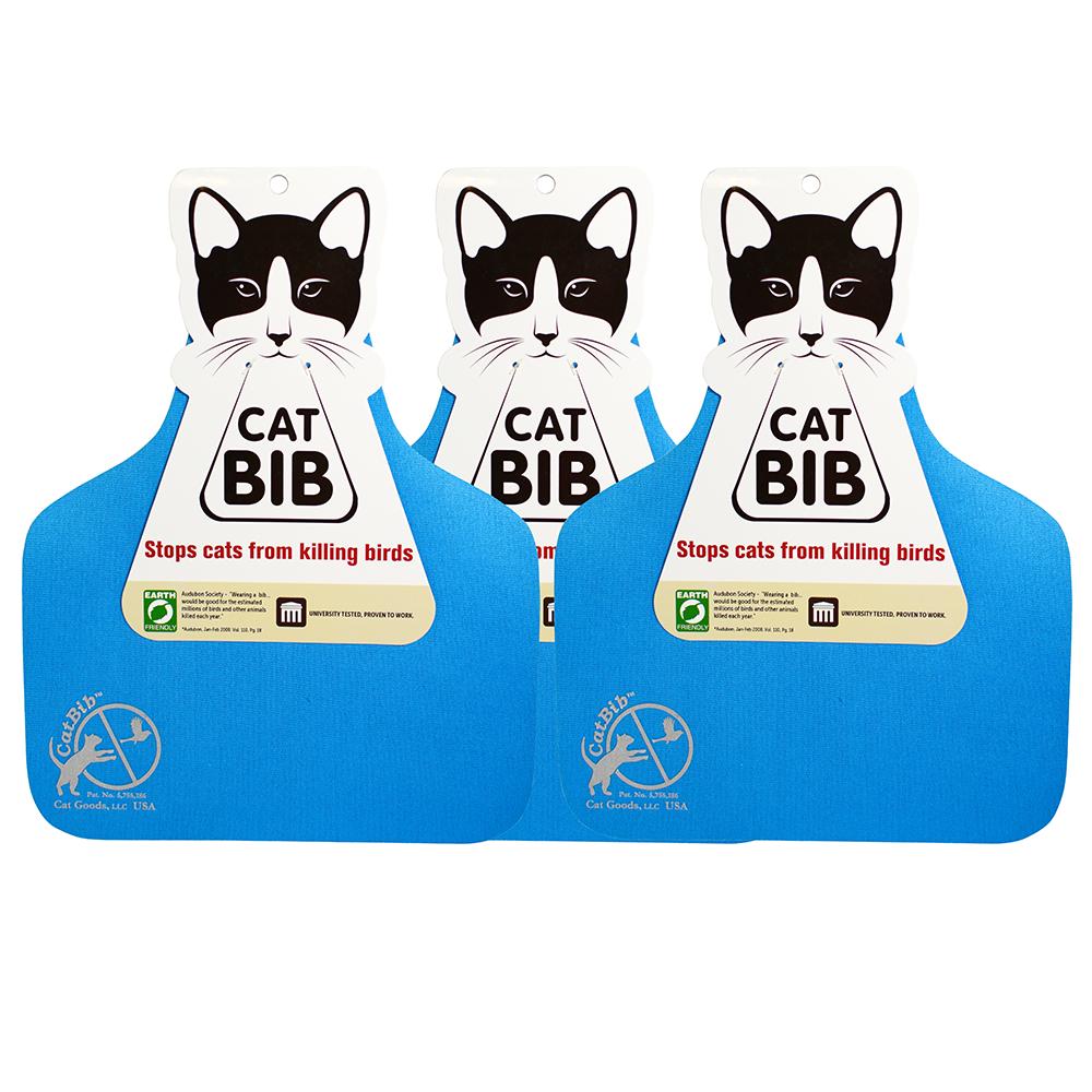 CatBib WildBird Saver Blue Big 3 pack