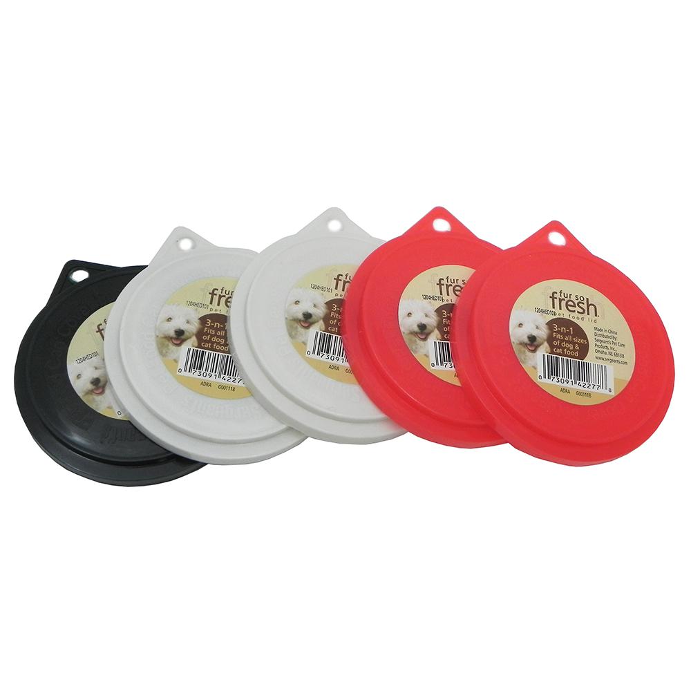 Single Pet Food Can Cover for all size cans 5 pack