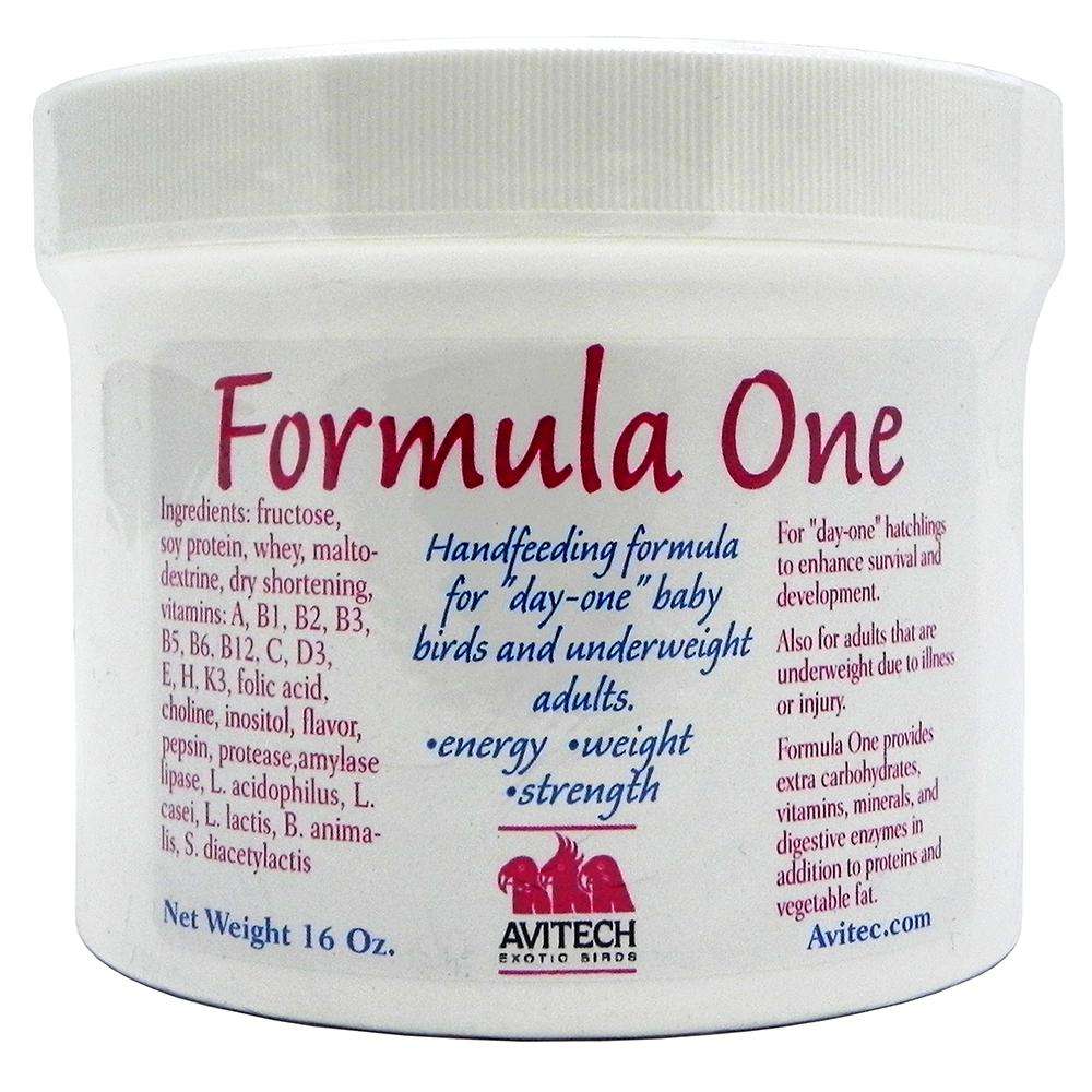Avitech Formula One Handfeeding Supplement for Birds 16oz.