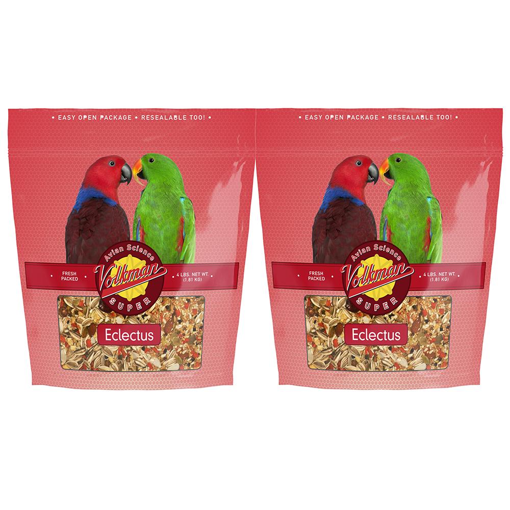 Avian Science Super Eclectus Bird Seed 4 lb 2 Pack