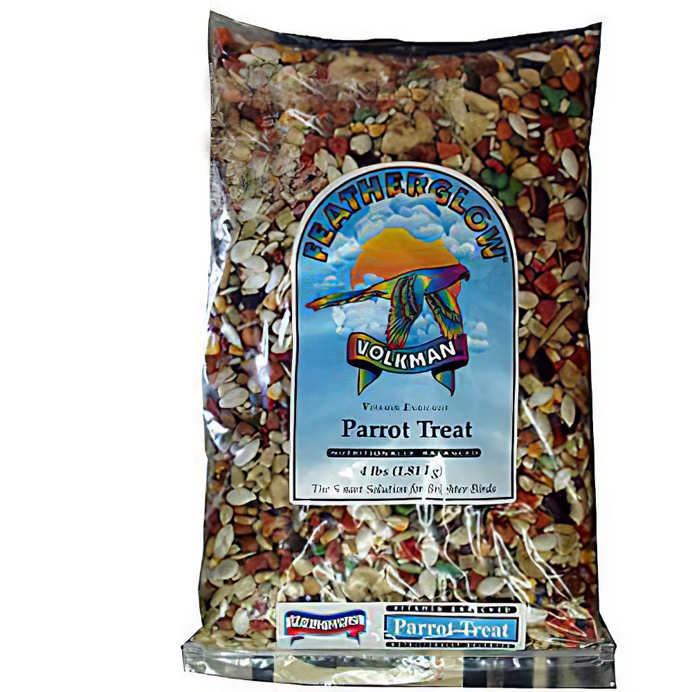 Volkman Feather Glow Parrot Treat 4 pounds 4 Pack