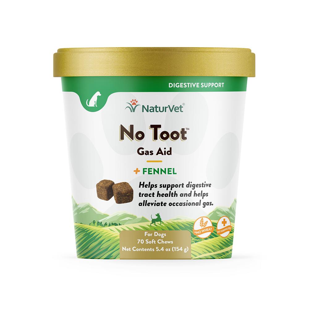 NaturVet No Toot Gas Aid 70 count