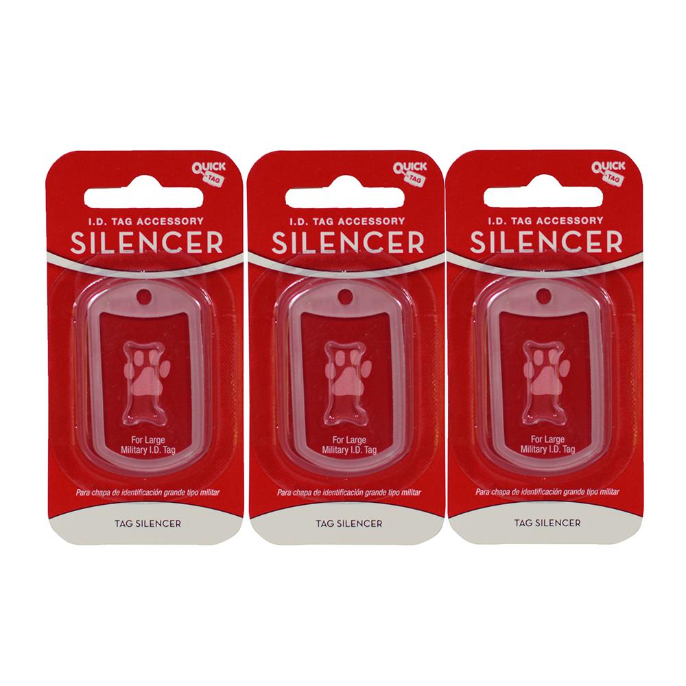 Dog Tag Silencer Military 3 pack