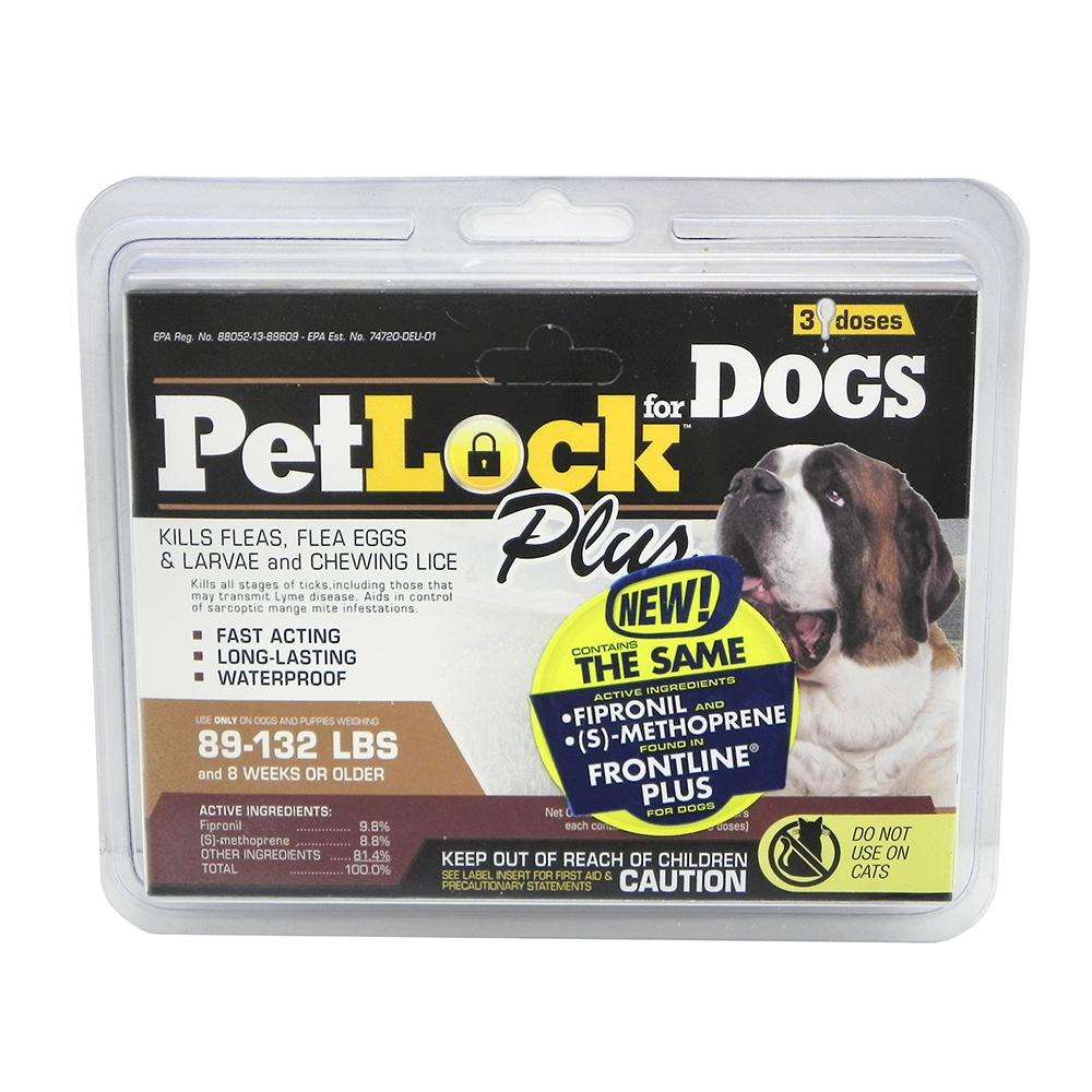 PetlockTopical Flea and Tick Treatment XLarge Dogs 3-pack