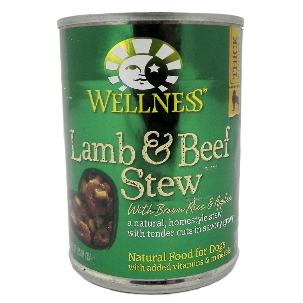 Wellness Lamb Beef Dog Food 13oz each
