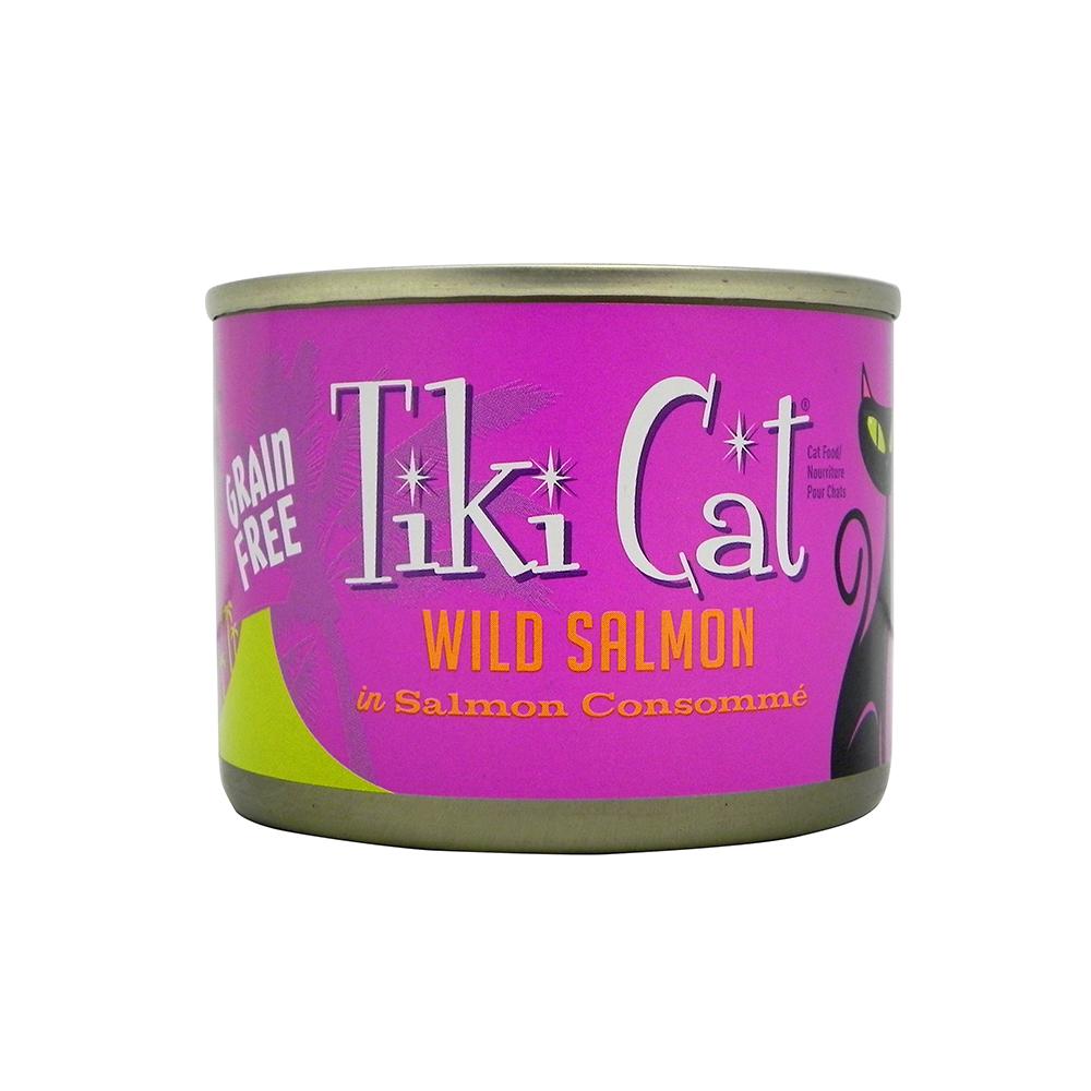 Tiki Cat Hanalei Luau Wild Salmon Cat Food Single Can